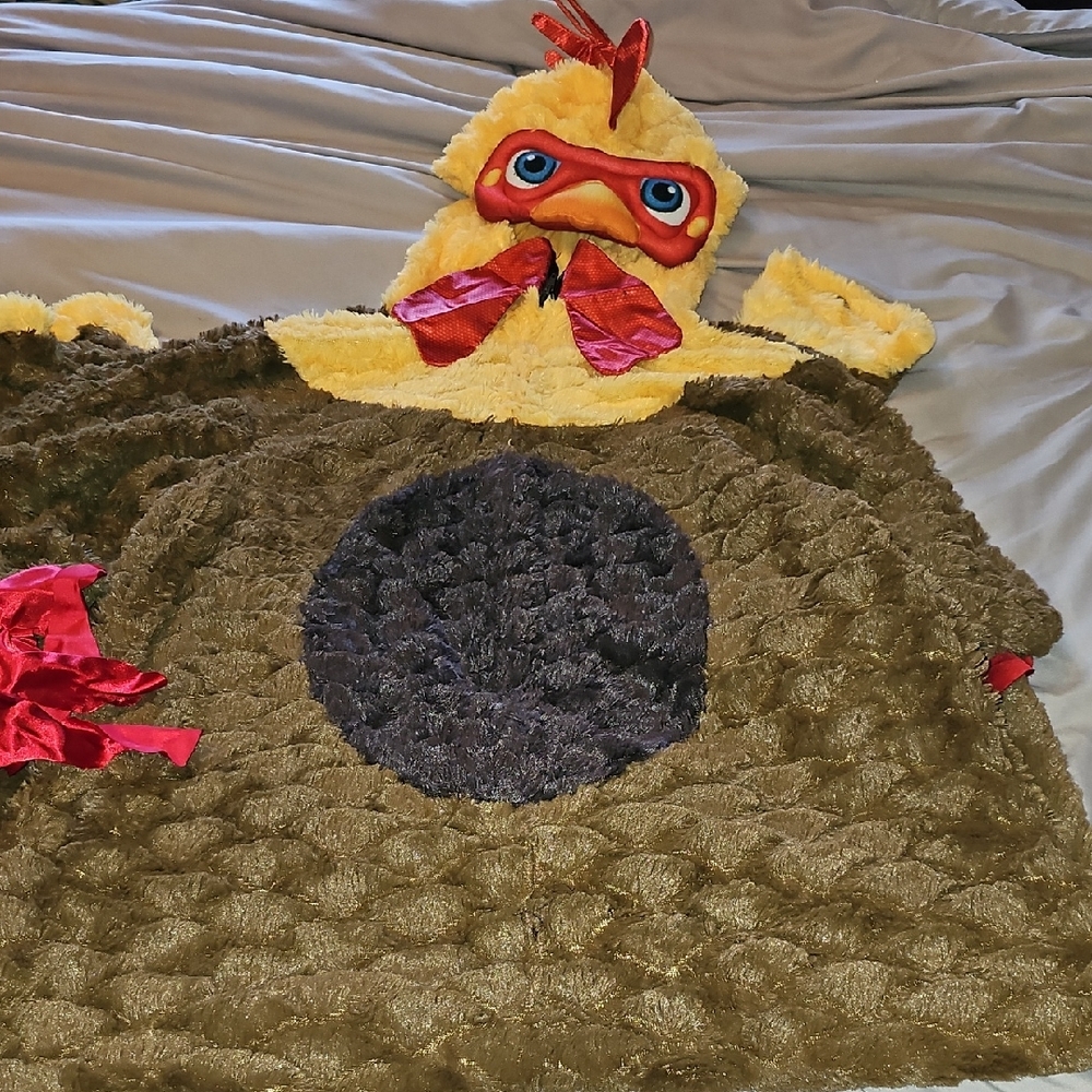 Briefly Stated Yellow Plush Onesie